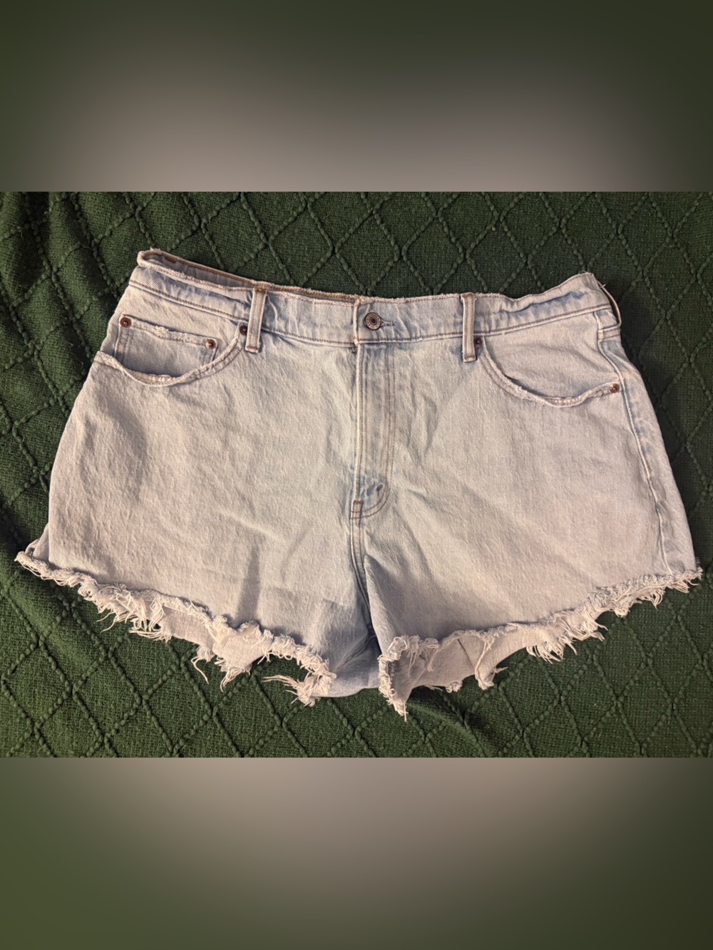 Abercrombie & Fitch The 90’s Relaxed Cutoff Short High Rise - Curve Love